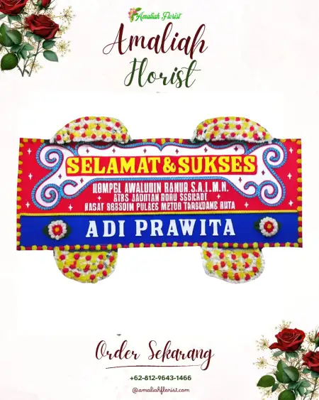 Papan Bunga Ucapan Selamat Gunungtoar